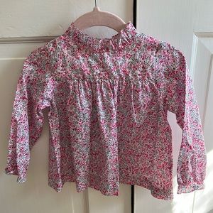Jacadi Girl’s Blouse liberty fabric 36M
